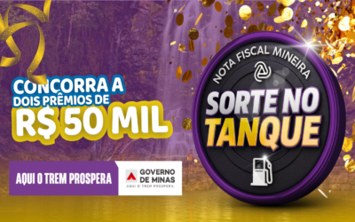Sorte no Tanque 2026: Nota Fiscal Mineira vai sortear dois prêmios R$ 50 mil