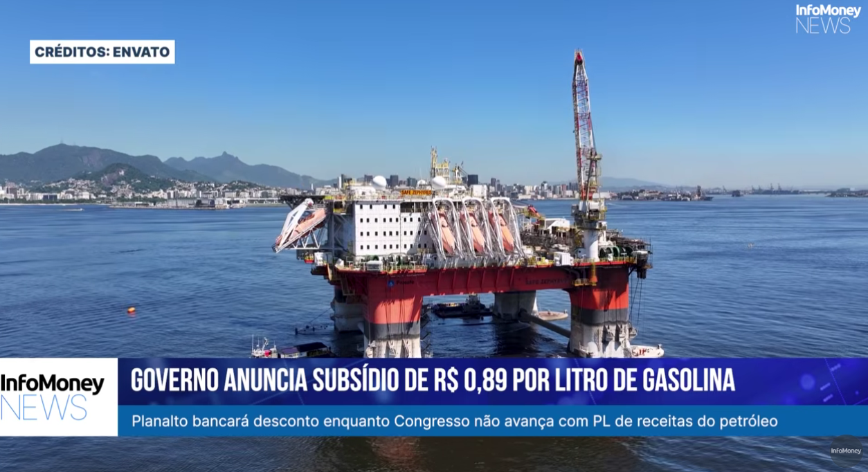 Governo anuncia subsídio de R$ 0,89 por litro de gasolina para segurar alta